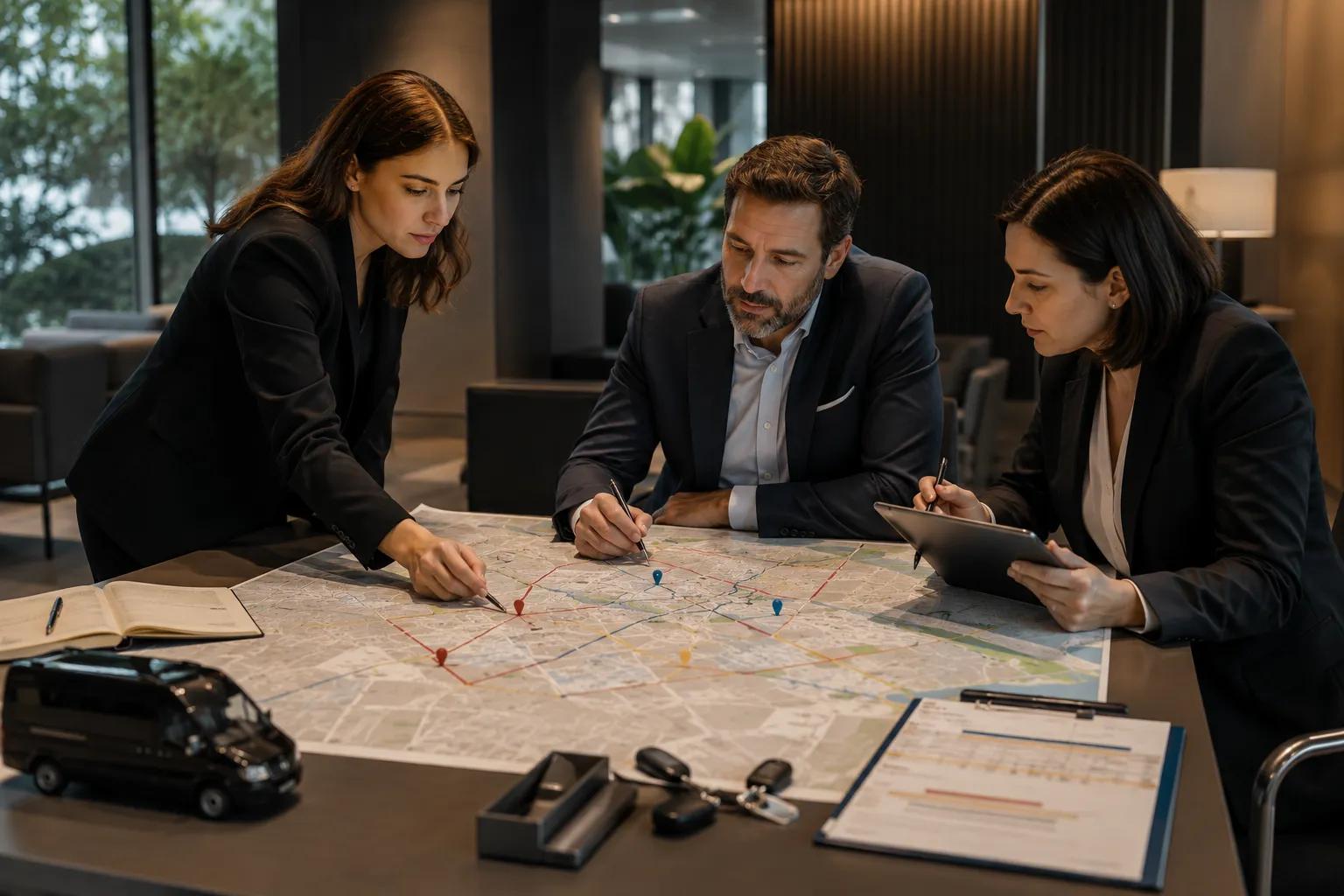 Planificación estratégica de itinerarios y rutas